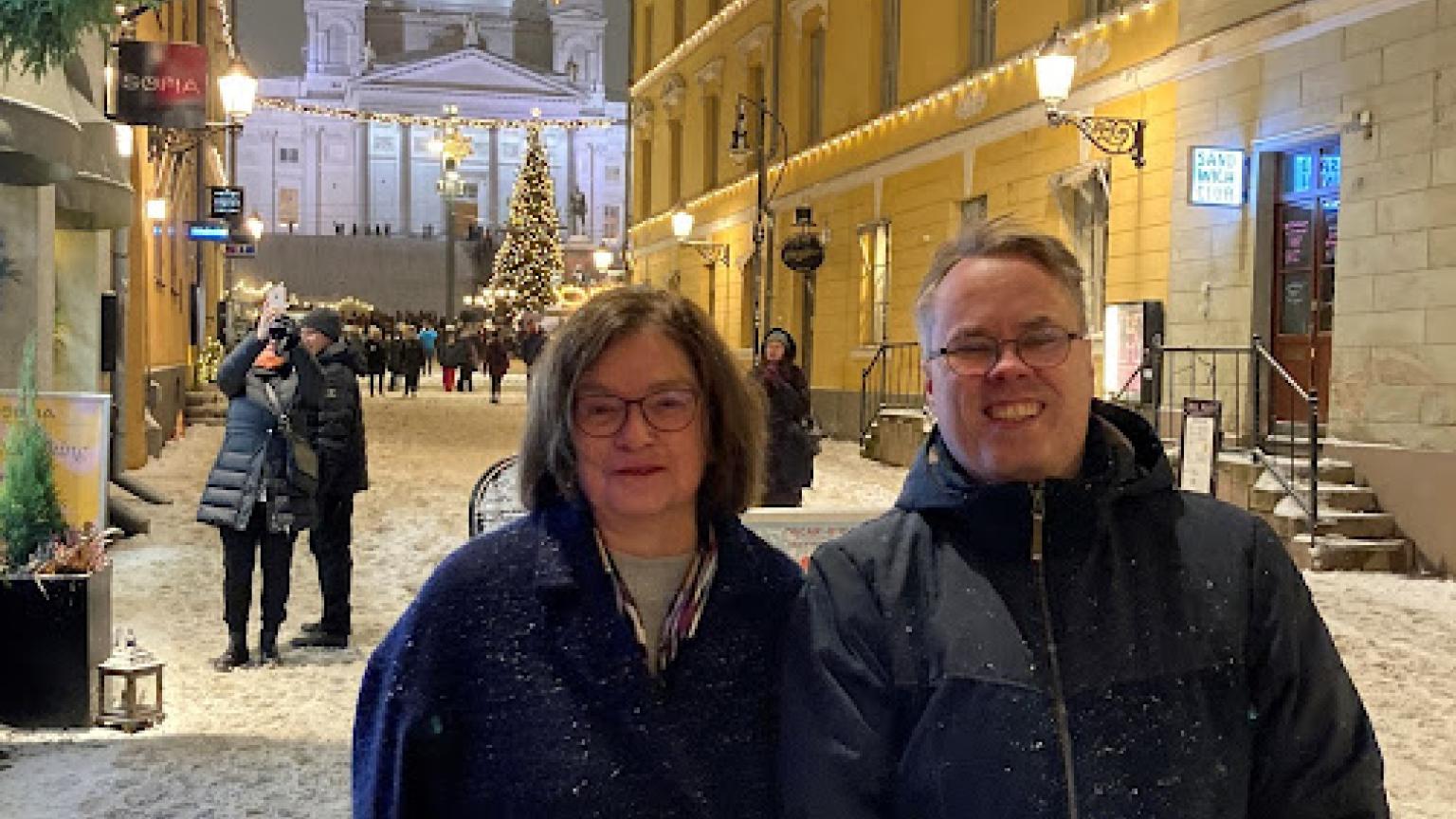 Fr Tuomas and Dr Hamid