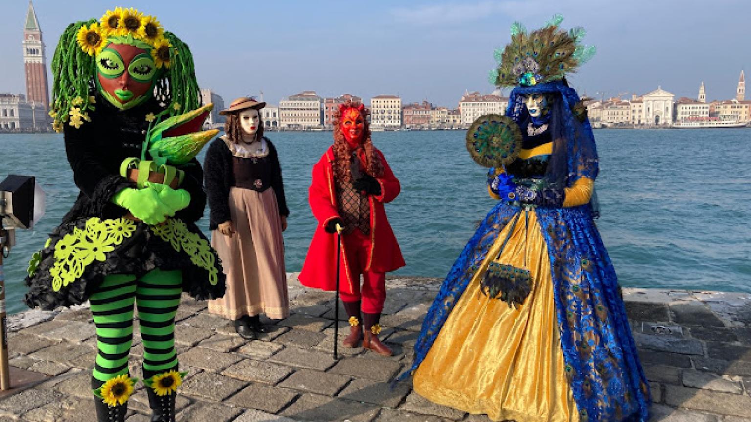 Carnivale costumes in Venice.