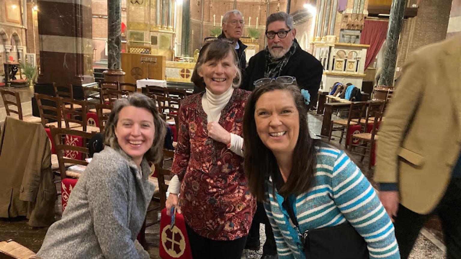 The congregation after Chrism Mass.