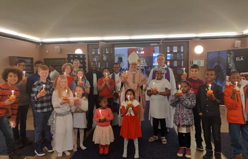 Christingle at St Nicholas Helsinki