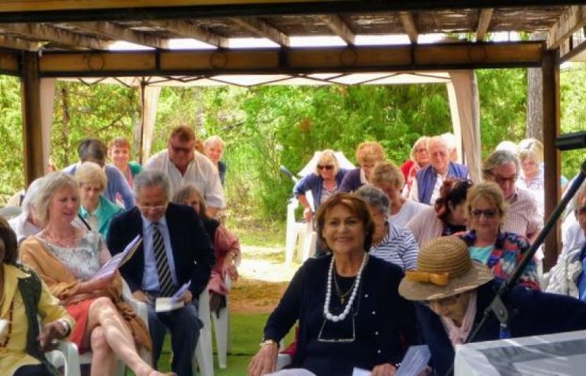 The chaplaincy of Lorgues celebrating Ascension.