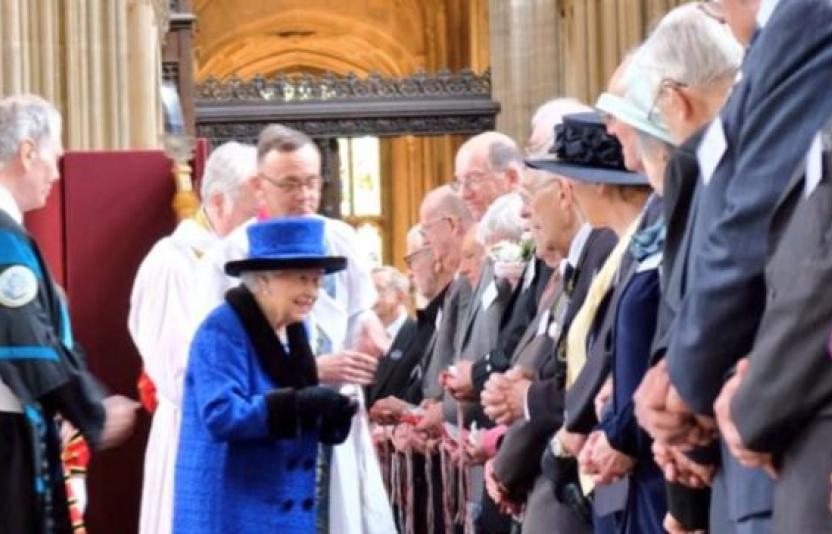 A number of people from the Diocese of Europe received Maundy Money at Windsor Castle. Here are some of them!