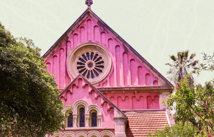 pink church