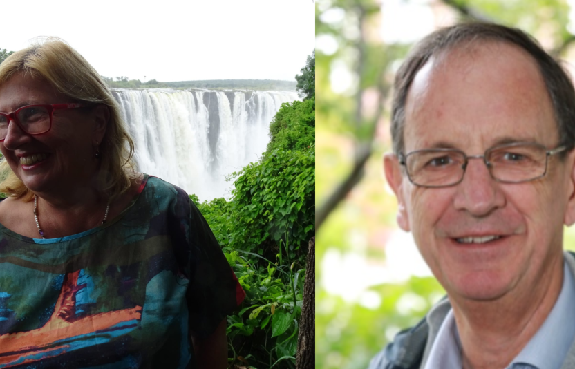 profile image cropped together of two new environment officers