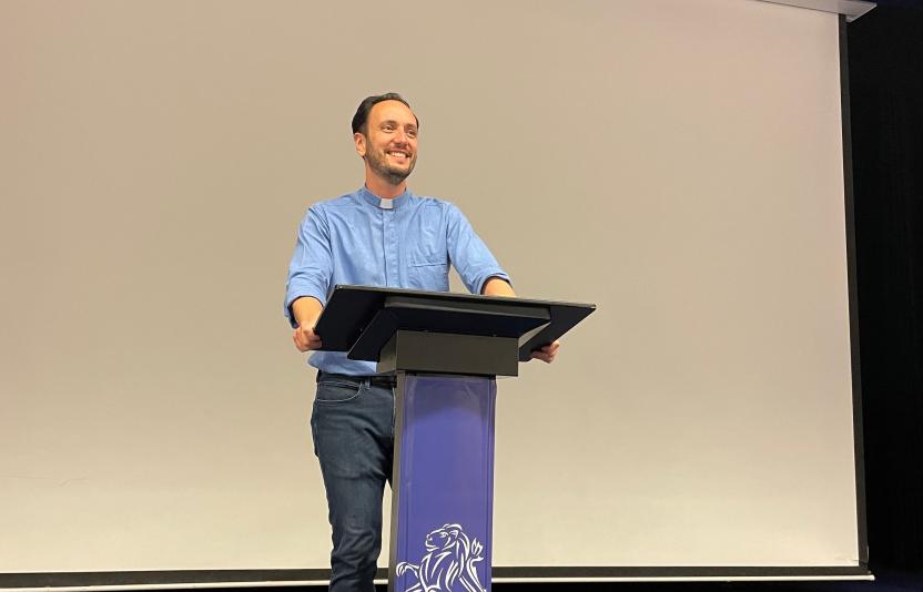 matt on stage