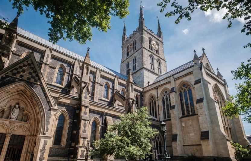 Southwark Cathedral from-west-gates