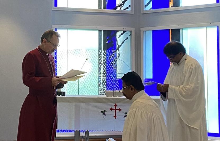 Revd Vinod Victor is commisioned