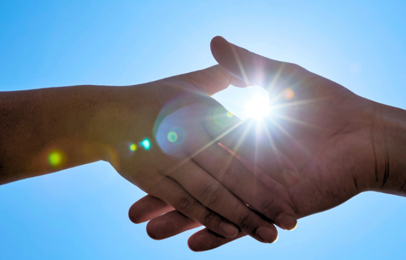 shaking hands