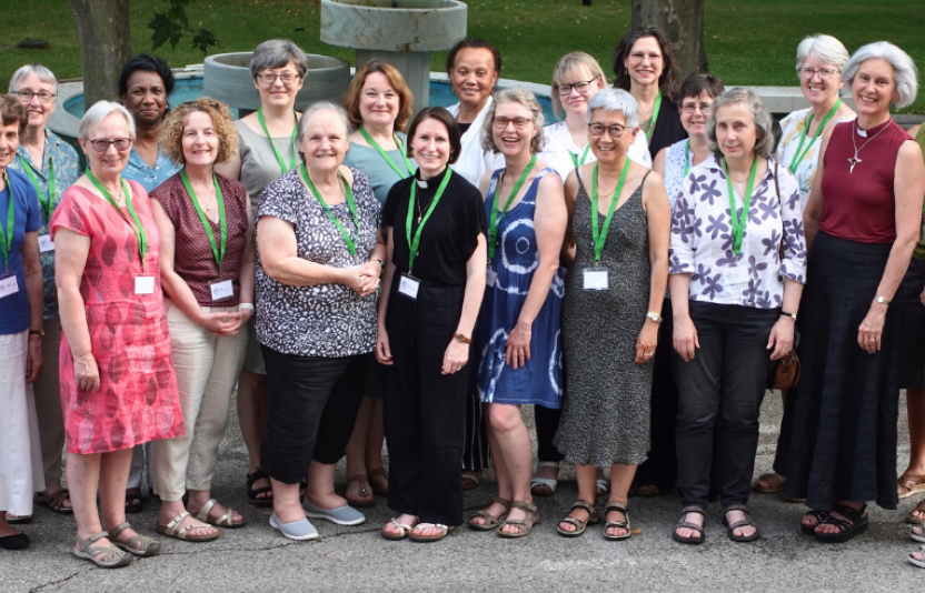Row of female clergy 
