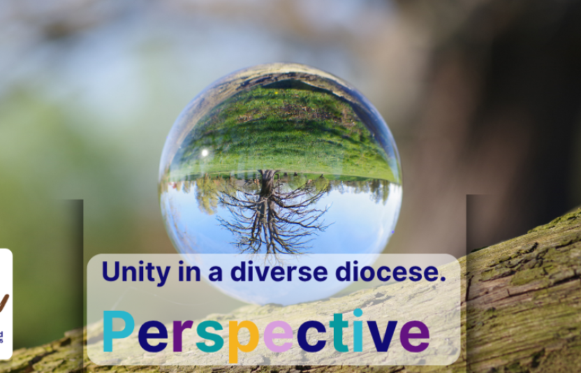 Text on a background