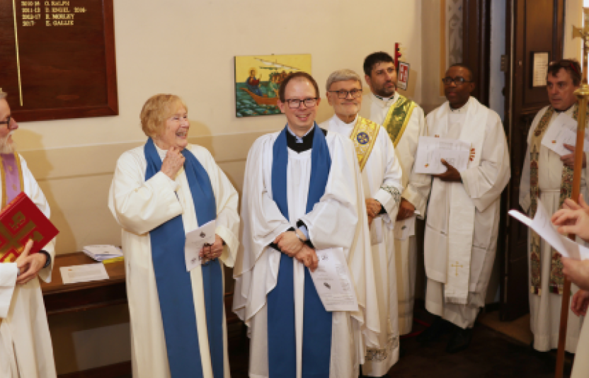 group of clergy