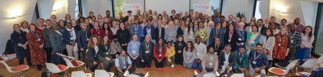Group photos of racial justice conference attendees 2023