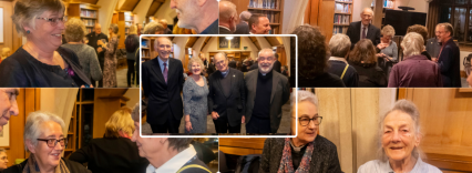 collage of images of people chatting to each other