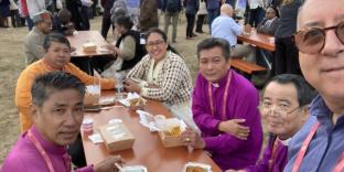 Bishops Robert and David at the Lambeth Conference.