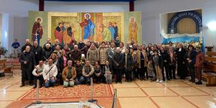 Congregation gathered for the week of Christian unity.