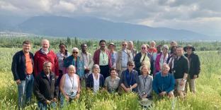 group picture in field