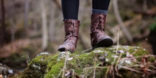 feet on solid ground