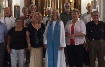 A group of readers in their chaplaincy.