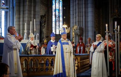 Bishop Susanne as Bishop of Gothenburg.