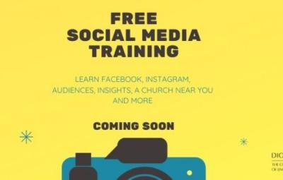 Free Social Media Training Poster.