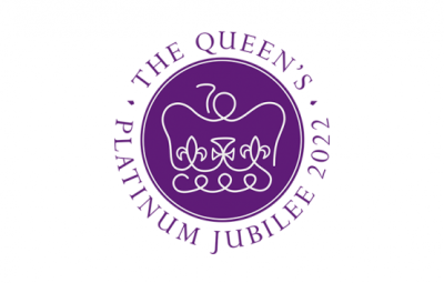 Logo for the Queens Platinum Jubilee.