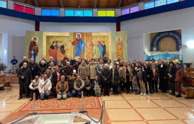 Congregation gathered for the week of Christian unity.