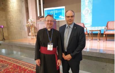 Bishop Robert and the Reverend Christian Krieger.