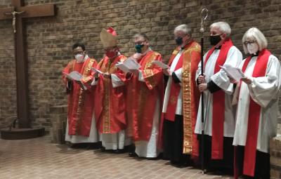 Bishop David and Clergy.