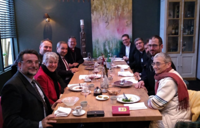 A lunch with the ecumenical leaders of France.