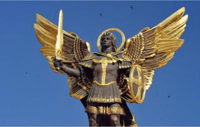 Statue of St Michael, Maidan, Kyiv
