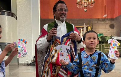 chaplain and boy
