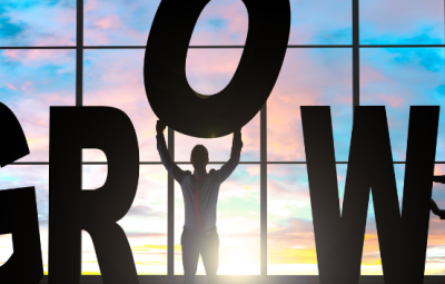 letters of grow held up my people