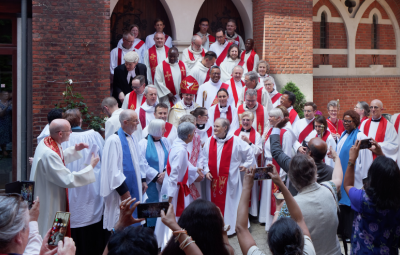 groups of ordinands in 2025 after their service