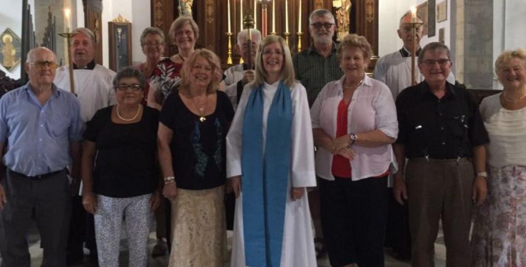 A group of readers in their chaplaincy.