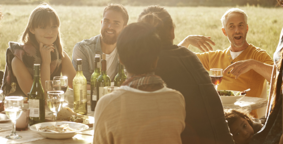 group of people round a table